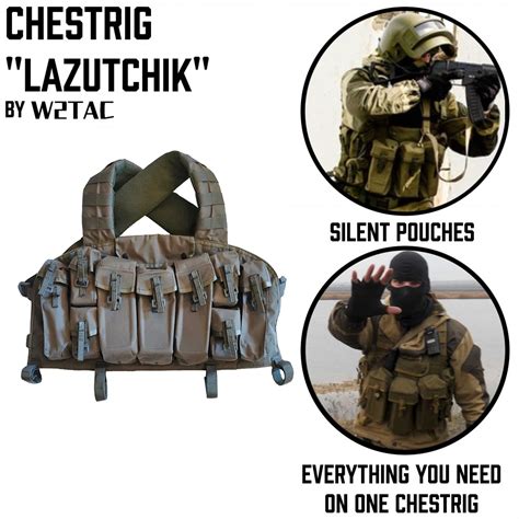 Russian Infiltrator Lazutchik Large Capacity Chest Mounted Fsb Tactical