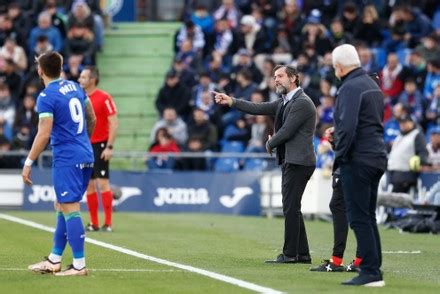 Luis Milla Getafe Looks On During Editorial Stock Photo Stock Image