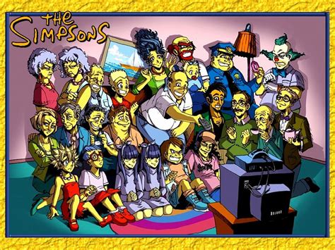 Симпсоны - обои на рабочий стол. The Simpsons.