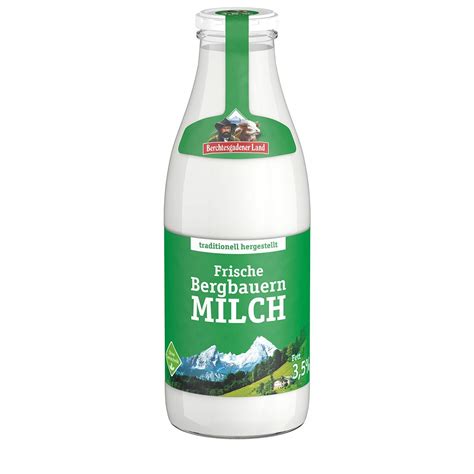 Berchtesgadener Land Frische Bergbauern Milch Fett Mehrweg