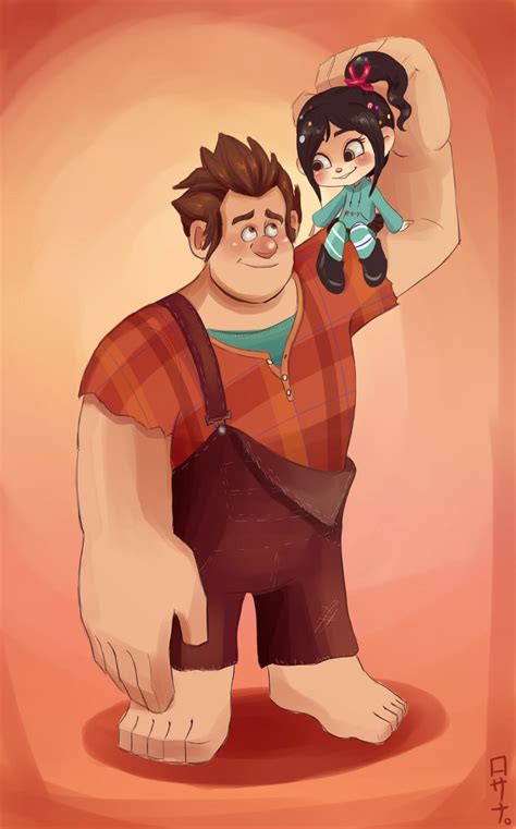 Ralph and Vanellope by Rosana127 on DeviantArt