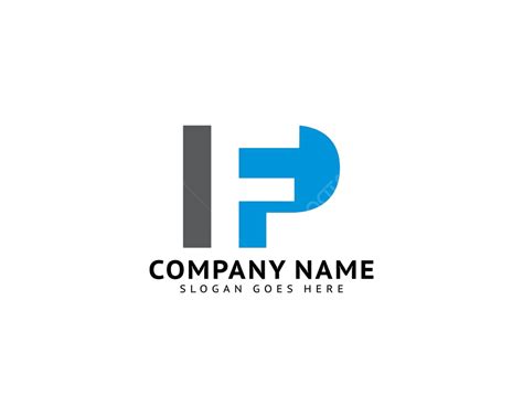 Initial Letter Fp Logo Template Design Creative Tech Initial Vector