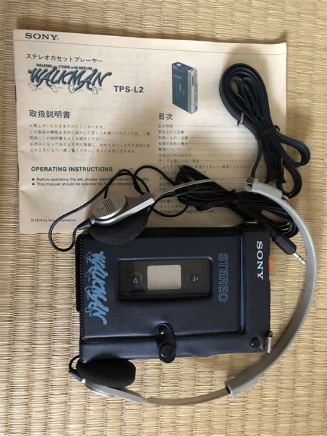 Sony ソニー初代ウォークマン ポータブルカセットプレイヤー Walkman Tps L2 Mdr 3l2の落札情報詳細 ヤフオク落札