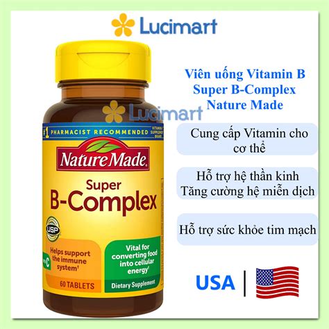 Tìm hiểu về sản phẩm nature made vitamin b complex và công dụng của nó