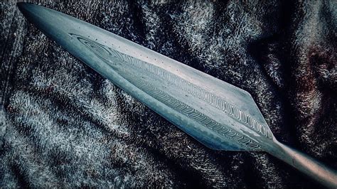 The Secret Of Making A Pattern Welded Viking Spear Spear Vikings