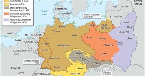 The Growth of Nazi Germany Map | Facing History & Ourselves