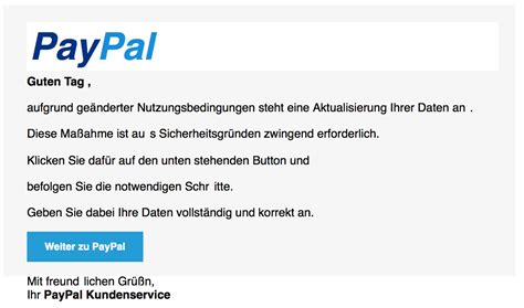 Paypal Konto Gesperrt Vorsicht Phishing Sicheres Netz