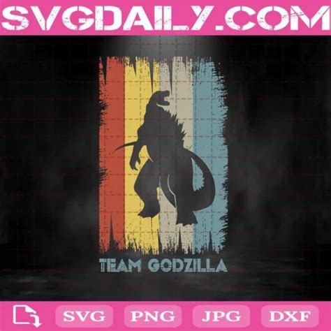 Team Godzilla Svg Svgdaily Daily Free Premium Svg Files