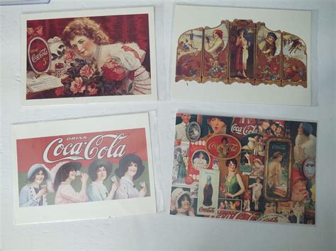 Vintage Lot Of 1991 Coca Cola Postcards Etsy