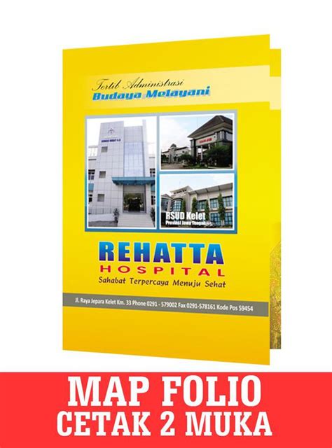 Map Folio Fullcolour Cetak 2 Muka