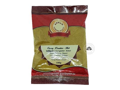 Annam G Curry Powder Hot Lotus Markt