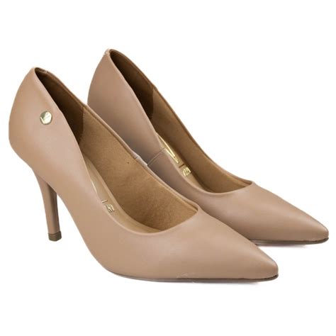 Sapato Feminino Vizzano Scarpin Pelica Nude P