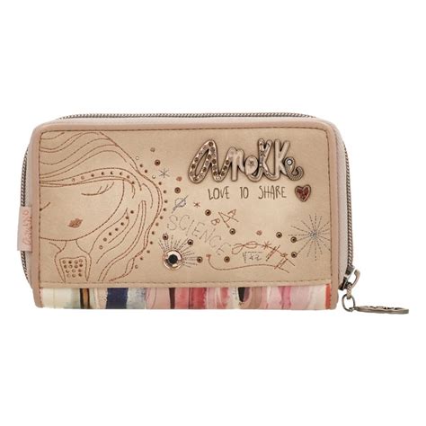 Anekke HOLLYWOOD Studio Nude közepes RFID védett két oldalas irattartós pénz és irattárca