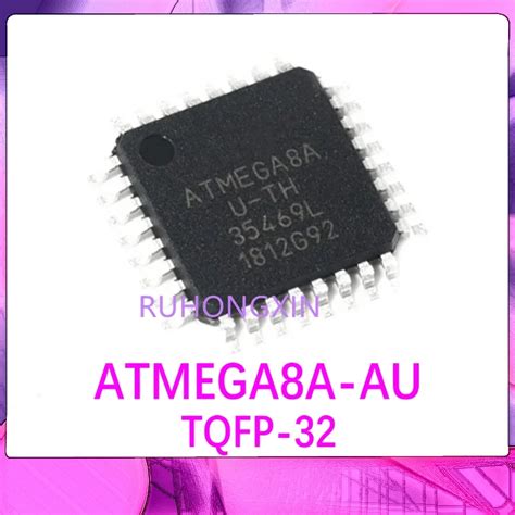 Atmega A Au Tqfp Smt Bit A Microcontroller Brand New Original Png