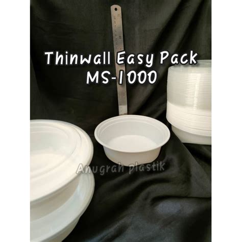 Jual Thinwall Easy Pack Ms Mangkok Thinwall Ml Isi Pcs