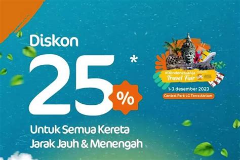 Kai Berikan Promo Diskon Persen Untuk Semua Kelas Kereta Api Simak