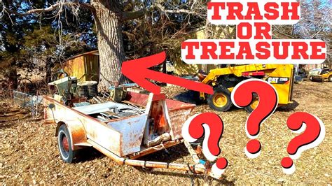 Trash Or TREASURE What Will We Find On This Farm Cleanup YouTube