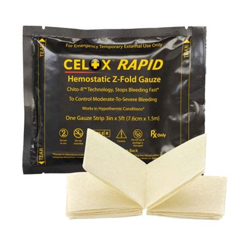 Celox Rapid Hemostatic Gauze | North American Rescue