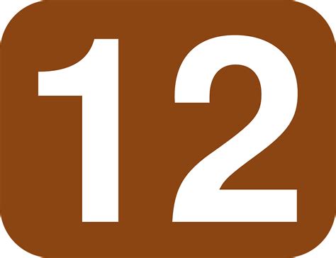 doce  numero graficos vectoriales gratis en pixabay