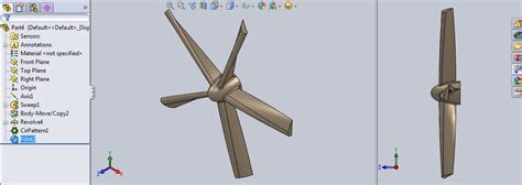 Tutorial How To Model A Propeller In Solidworks And Show Design Intent