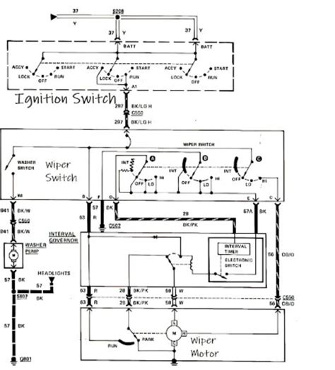 Windshield Wiper Wiring Diagram