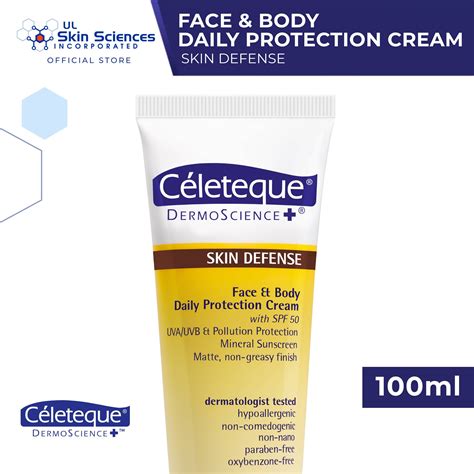 C Leteque Dermoscience Skin Defense Face And Body Daily Protection