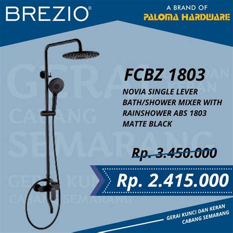 Jual Brezio Fcbz Keran Panas Dingin Shower Tiang Set Column Matt