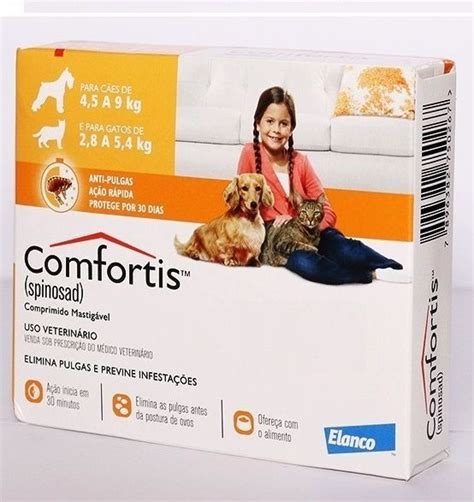 Comfortis Mg Spinosad Anti Pulgas Mastig Vel P C Es E Gatos