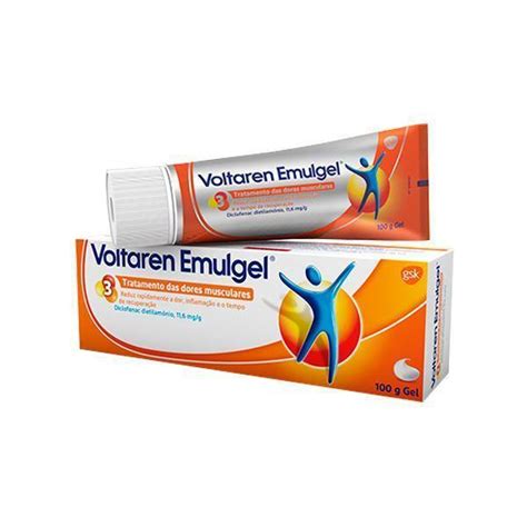 Voltaren Emulgel 10 mg g 100 g gel Farmácia Virtual