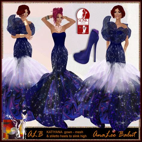 Second Life Marketplace - ALB KATIYANA gown & heels to slink by AnaLee ...