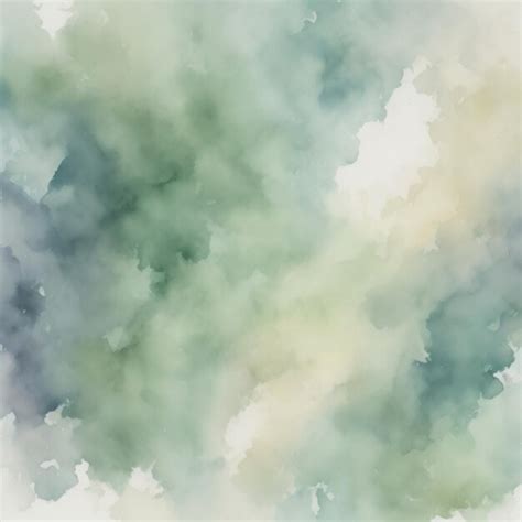 Premium Ai Image Green Abstract Watercolor Texture Background Design