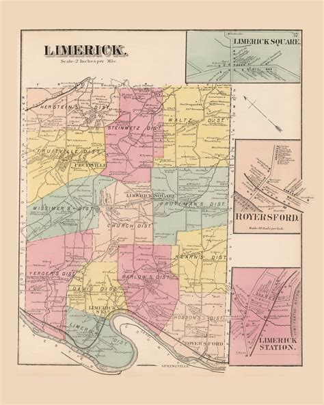 Limerick With Royersford Limerick Square And Limerick Station Villages