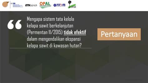 Tata Kelola Perkebunan Kelapa Sawit Multi Aras Perubahan Ekologi