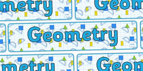 Geometry Display Banner