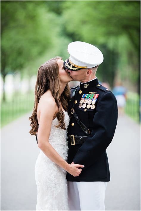 Intimate Military Wedding At Dc War Memorial35 Dc And Destination