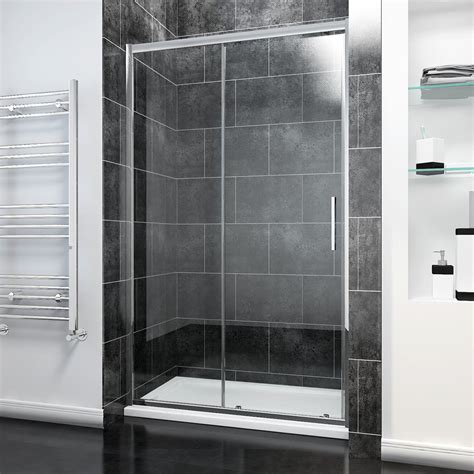 1200mm Sliding Shower Door Modern Bathroom 8mm Easy Clean Glass Shower