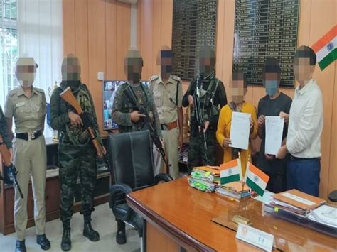 Nscn Im Cadres Surrenders To Assam Rifles In Arunachal Nscn Im Cadres