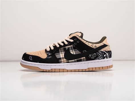 Купить Кроссовки Nike SB Dunk Low x Travis Scott цвет Коричневый купить ...