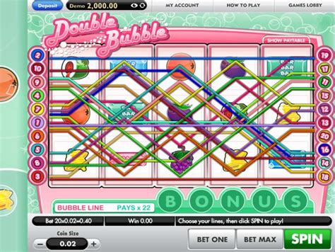 Double Bubble Slot review from Gamesys