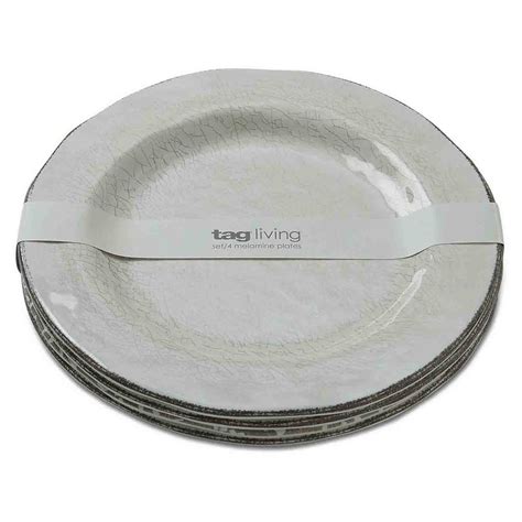 Tag Veranda Melamine Dinner Plates Set Of 4