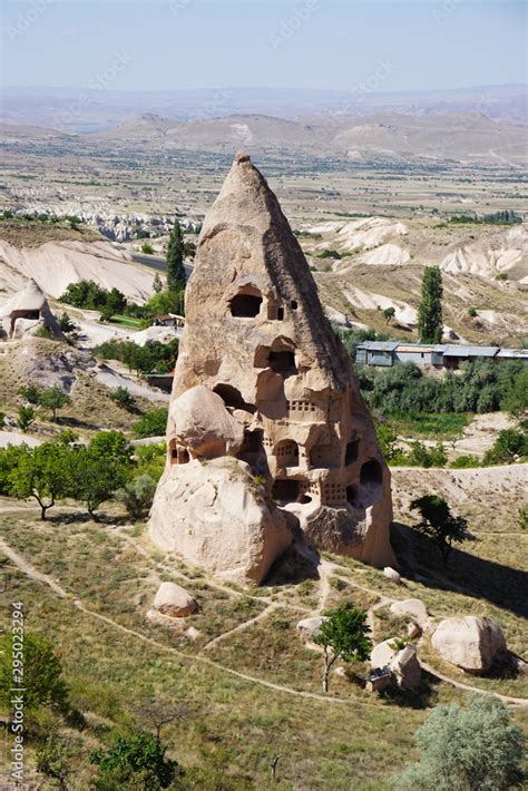 Ancient cave village of troglodyte in cappadocia Stock Photo | Adobe Stock