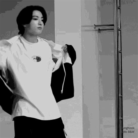 Jungkook Black And White Jungkook  Jungkook Black And White