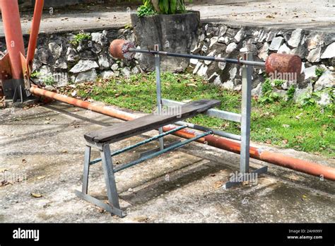 Homemade Barbell Street Workout Exercise Equipment Used In Weight