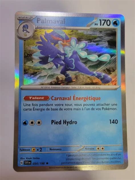 CARTE POKÉMON PALMAVAL Holo Rare 54 198 Écarlate Et Violet Sv1 Nm EUR 1