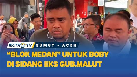 Bobby Nasution Disebut Saat Sidang Kasus Abdul Ghani Kasuba Youtube