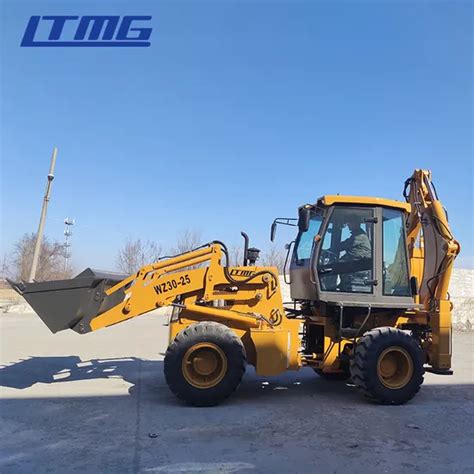 Ltmg CE Approved Articulated Tractor Front End And Back Loaders Backhoe