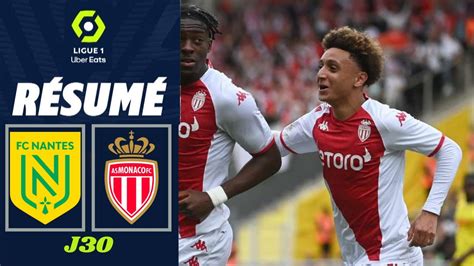 FC NANTES AS MONACO 2 2 Résumé FCN ASM 2022 2023 YouTube