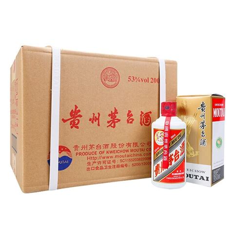 茅台（moutai）【歌德老酒行】贵州茅台酒 飞天茅台 酱香型白酒 53度 200ml12瓶 整箱装 京东商城【降价监控 价格走势 历史价格】 一起惠神价网