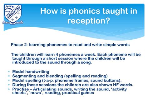 Reception Phonics Workshop Ppt Download