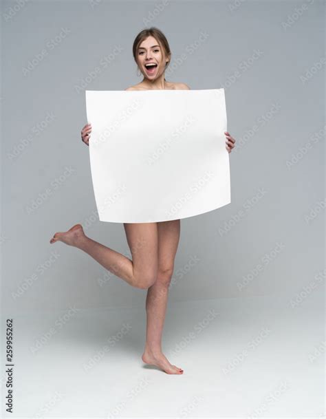 Sexy Naked Girl Poster Clean Skin Stock Foto Rediger Nu Hot Sex Picture